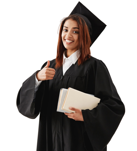 beautiful-happy-african-female-graduate-smiling-showing-okay-holding-books